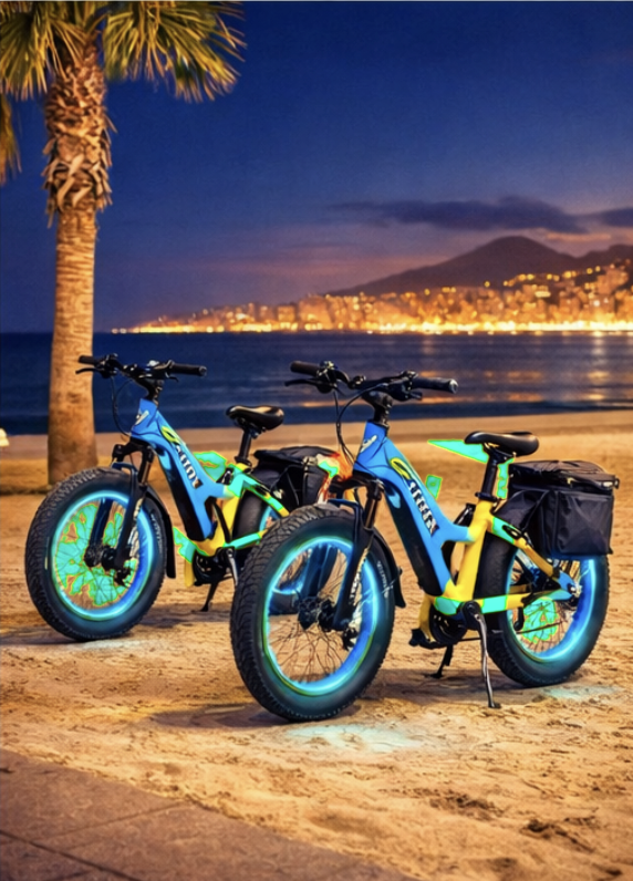 Premium Electric Bikes Cyan